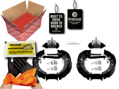 Гальмівні колодки гальмівні renault twingo ii 1.2/1.5d/1.6 #petrolhead pro+ kit10 фото №1