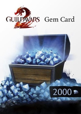 Guild Wars 2 *2000 Gems* Card PC KLUCZ EU