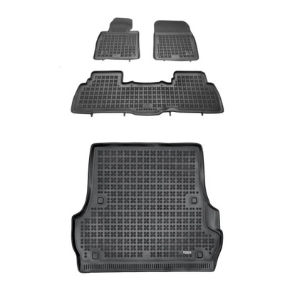 RUBBER SET MATS I MAT TOYOTA LAND CRUISER J200 2007-2021 5 DOOR  