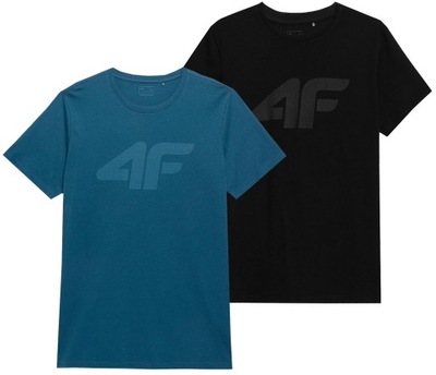 Koszulka męska 4F T-SHIRT bawełna zestaw 2szt. S
