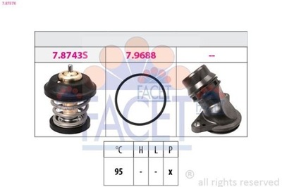 FACET ТЕРМОСТАТ ŻRODEK ОХОЛОДЖУЮЧА 7.8757K 8012510224458