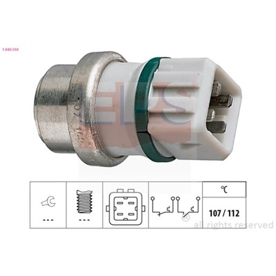 CONMUTADOR TEMPERATUROWY, KONTROLKA DE LÍQUIDO REFRIGERACIÓN EPS 1.840.104  