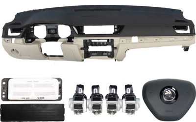 Приборная панель консоль подушка безопасности ремни skoda superb фото №1