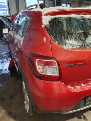 Dacia sandero ii stepway бампер задний задняя чёрный ny676 чёрный фото №1