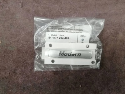 Emblermat крыла modern bmw 3 f30 f31 5 f10n f11n фото №1