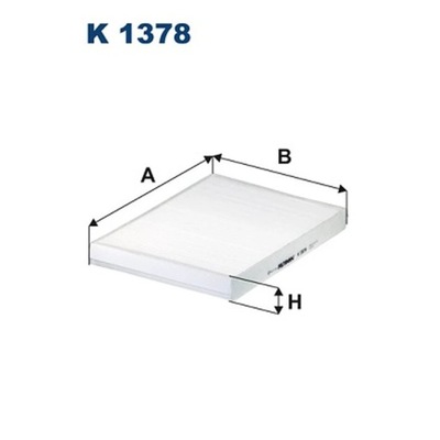 FILTR, VENTILACIÓN PRZESTRZENI PASAZERSKIEJ FILTRON K 1378  