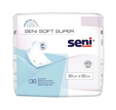 Podkłady SENI SOFT SUPER 60 x 90cm, 30 sztuk
