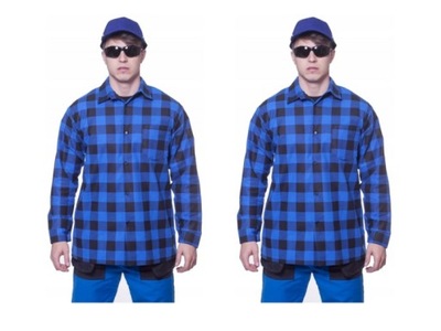 2xKOSZULA FLANELOWA ROBOCZA, SUPER JAKOŚĆ Z PL XXL