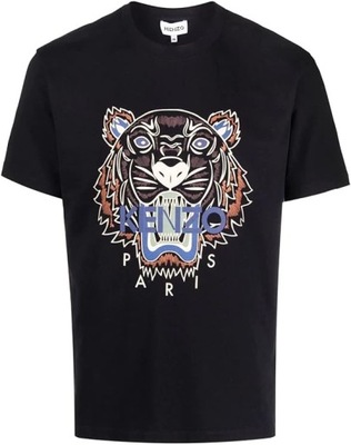 Kenzo Tiger T-shirt Koszulka z Logo - XL