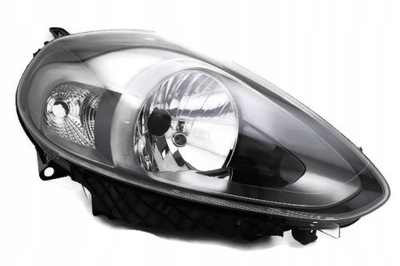 Fiat punto evo 09- фара правый новый чёрный фото №1