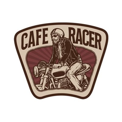 Cafe Racer - naklejka