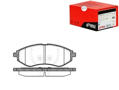 Комплект тормозных колодок тормозных remsa 37352 ac642281d фото №1