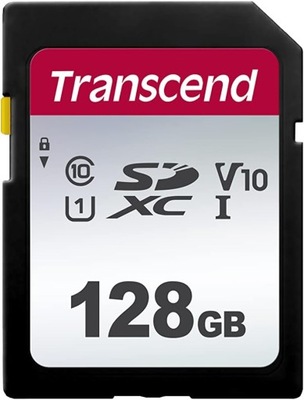 Transcend TS128GSDC300S Karta Pamięci SDXC 128GB C10 U1 V10