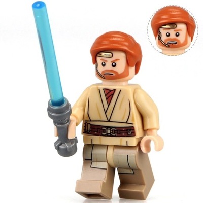 KLOCKI FIGURKA OBI-WAN KENOBI STAR WARS + Klocek LEGO