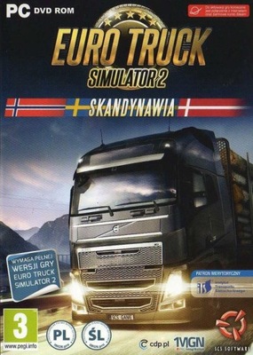 EURO TRUCK SIMULATOR 2 SKANDYNAWIA PL FOLIA +BONUS