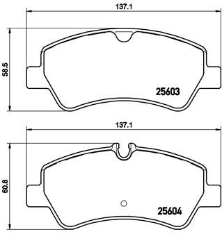 BREMBO P 24 160 КОМПЛЕКТ КОЛОДОК ТОРМОЗНЫХ, ТОРМОЗА TARCZOWE