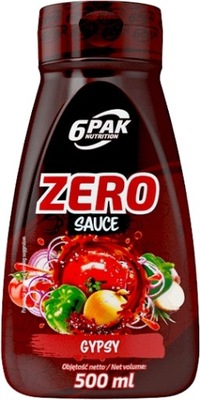 6PAK Nutrition Sauce ZERO 500ml Gypsy