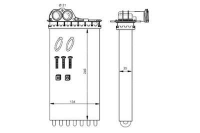 NRF CALENTADOR CITROEN C3 I C3 PLURIEL XSARA PICASSO PEUGEOT 206 206  