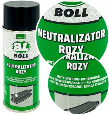 Neutralizator rdzy spray podkład epoksydowy preparat na rdze BOLL 400ml