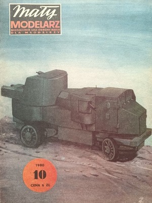 Mały Modelarz 10/1980 samochód pancerny PUTIŁOW-GARFORD