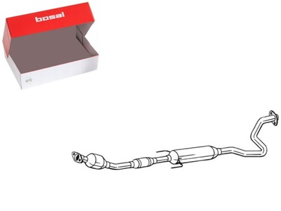 Катализатор toyota prius 1.5h 09.03-12.09 bosal фото №1