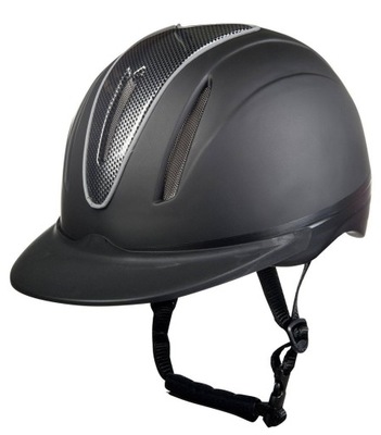 Kask jeździecki HKM carbon r. S/M