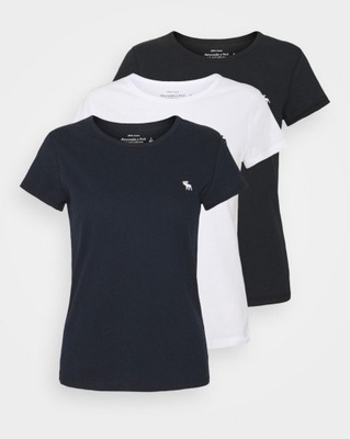 Koszulka T-shirt Abercrombie & Fitch r. XS 3 pack