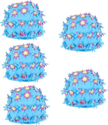 Letni Kapelusz 5Szt ręcznie robiony czepek pływacki w kwiaty czepek