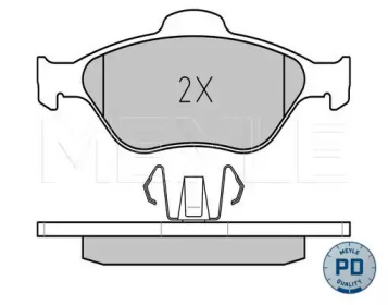 ZAPATAS DE FRENADO MAZDA FORD MEYLE  