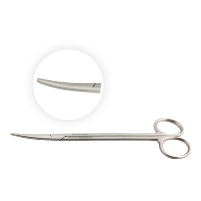 Nożyczki chirurgiczne Metzenbaum zagięte 18cm