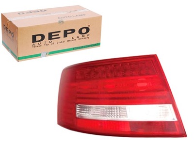 FARO PARTE TRASERA GEMELA AUDI A6 C6 04-11 ROJO LE  