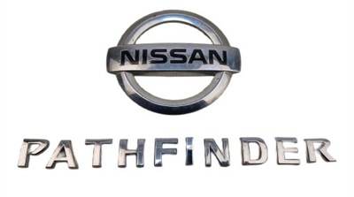 Nissan pathfinder r51 lift эмблема значок logo буквы крышки багажника фото №1