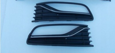 DEFLECTOR DE PARAGOLPES IZQUIERDA DERECHA CROMO VW POLO V 6R RESTYLING 6C0853666B  