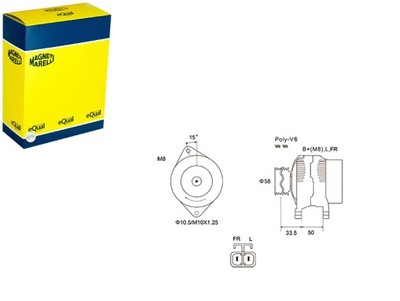 ГЕНЕРАТОР HYUNDAI MAGNETI MARELLI