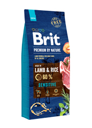 BRIT PREMIUM BY NATURE SENSITIVE LAMB 15KG