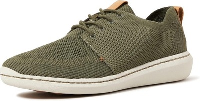 Clarks Step Urban Mix, męskie buty sportowe niskie, zielone (Khaki), 42 EU