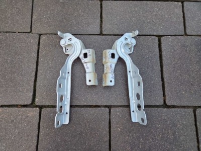 Citroen c4 ii b7 ds4 петли капот комплект 10-2018 серебристый фото №1