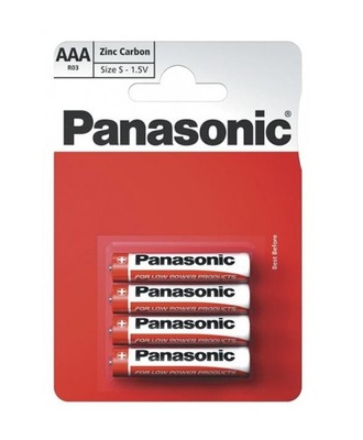 Bateria Baterie Panasonic AAA R03 4szt