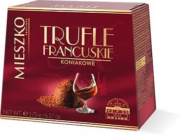 Cukierki Mieszko Trufle francuskie koniakowe 175g