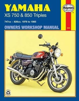 YAMAHA XS750+850 TRIPLES 1976 - 1985 [KSIĄŻKA]