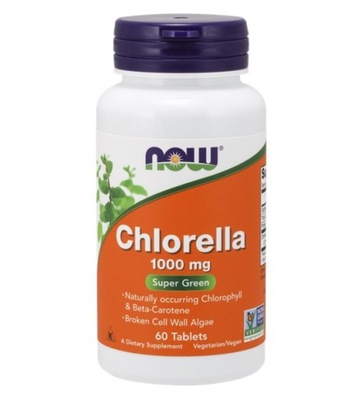 Now foods CHLORELLA 1000 mg 60 tabl.