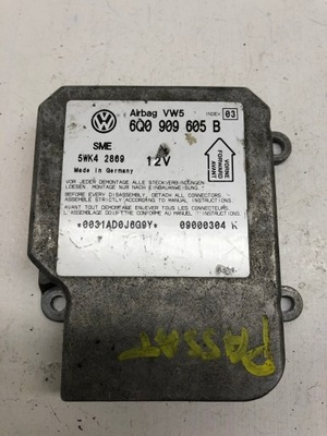 Модуль датчик подушка безпеки vw 6q0909605b фото №1
