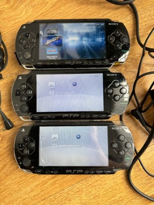 3x Konsola Sony PSP Fat (Classic) PSP-E1004