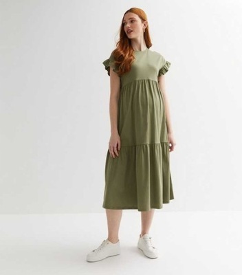 NEW LOOK MATERNITY SUKIENKA MIDI L