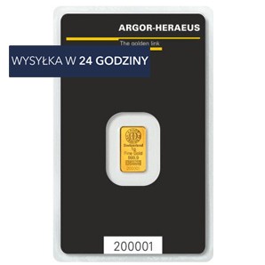 Sztabka Argor-Heraeus 1 g