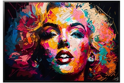 Mega obraz 2 metry na płótnie Marilyn Monroe