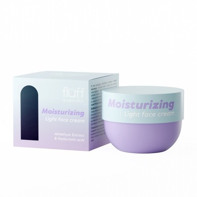 Fluff In your soul Krem nawilżający z ametysem i kwasem hialuronowym 50 ml