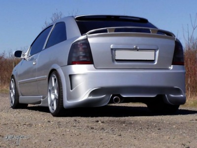 Opel astra g бампер задній shark dj-tuning фото №1