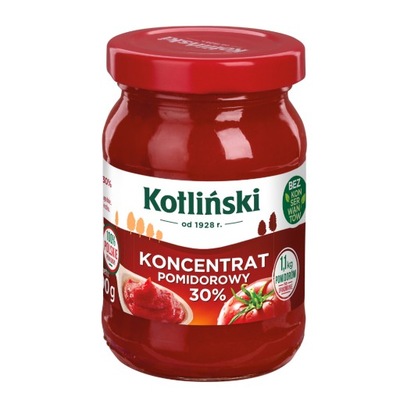 Koncentrat pomidorowy 30% Kotliński 190g