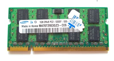 PAMIEC RAM SAMSUNG 1GB PC2-5300S DDR2-667 667MHz